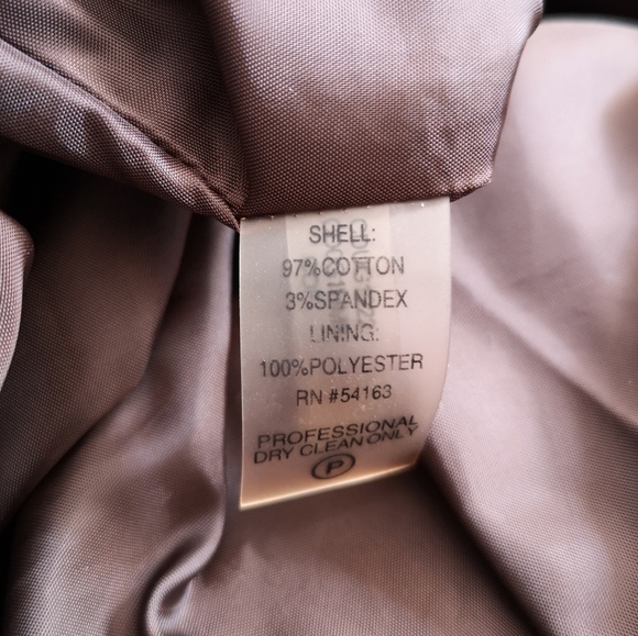 Calvin Klein Dress Chocolate Brown Box Pleats, 2P - Picture 5 of 5